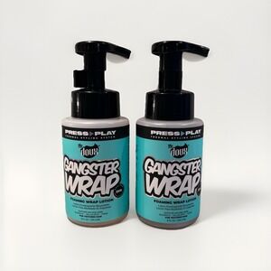 The‎ Doux Gangster Wrap Foaming Wrap Lotion for Textured Hair LOT OF 2- 8 fl oz